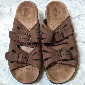 𝅺FLY flot Leather Sandals